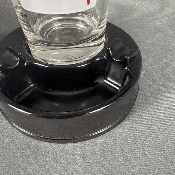 Vintage Mid Century Aces Up Tumblers Ashtray Holders Card Playing Casino - Picture 5 of 10
